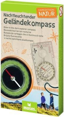 Image du produit Expedition Natur Boussole de terrain nocturne, boussole d'enfant de plein air pour les petits scouts