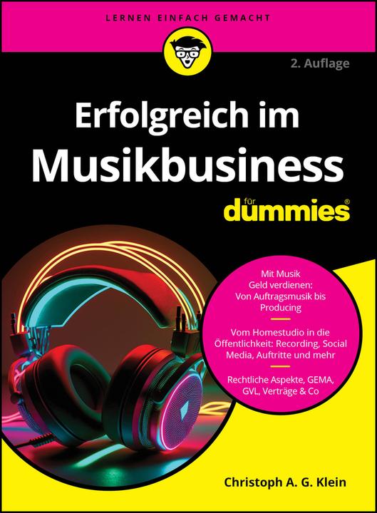 Produktbild Erfolgreich im Musikbusiness für Dummies (Deutsch, Christoph A. G. Klein, 2024)