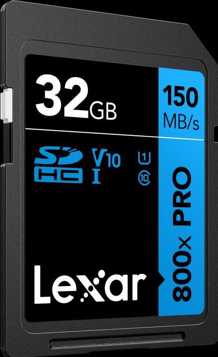 Image du produit Lexar MÉMOIRE SDHC 32GB UHS-I/LSD0800P032G-BNNNG (32 Go, SDHC, U1, UHS-I)