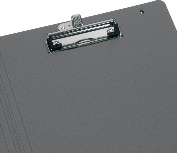 Actual product image Herlitz Clipboard folder easy orga to go, black DIN A4, made of polyfoam plastic, nickel-plated clamping (24 x 33 cm)