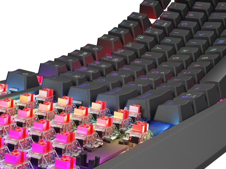 Produktbild Genesis Thor 230 TKL Wireless czarna RGB Outemu Red (US, Kabellos, Kabelgebunden)