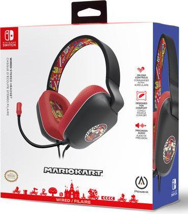 Actual product image PowerA Switch Headset wired Mario Kart Rivals (Cable)
