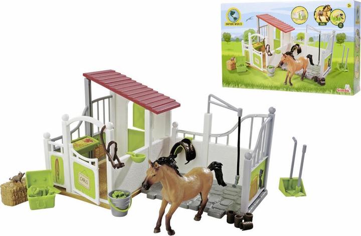 Productafbeelding Simba Paardenbox en wasplaats met paard