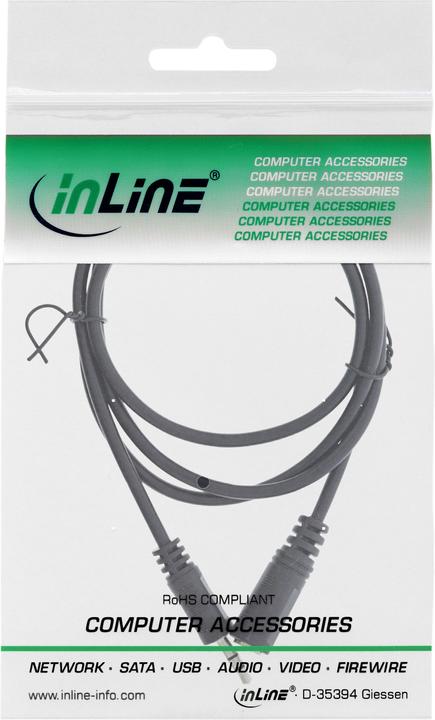 Immagine prodotto InLine Tazza a cric (1 m, Connettore da 3,5 mm (AUX))