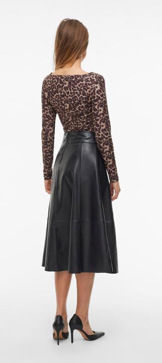 Image du produit Vila High Waist Ledermidirock (40)