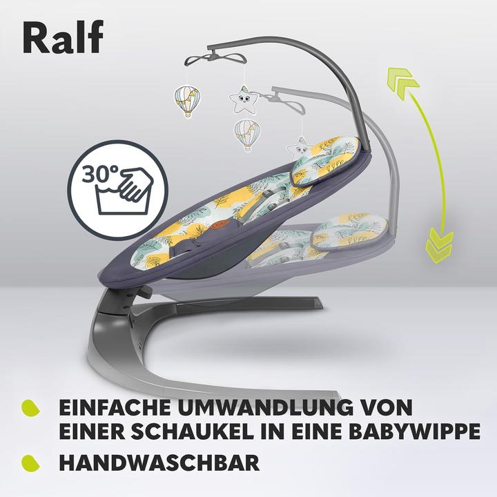 Actual product image Lionelo 2-in-1 Babywippe Ralf