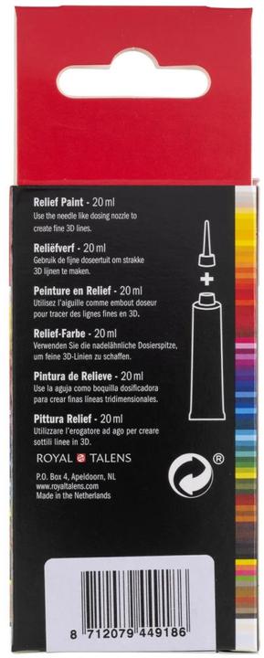 Produktbild Amsterdam Acrylfarbe Reliefpaint 736 (Grau, 20 ml)