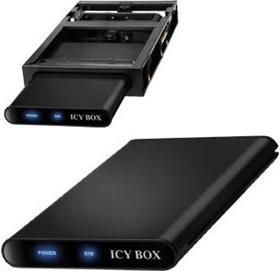 Produktbild Icy Box Ib-266stus-B, 2.5" Alu, Sata, USB, Esata (2.5")