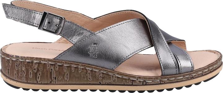 Immagine prodotto Hush Puppies Sandalo Elena con zeppa in pelle (40)