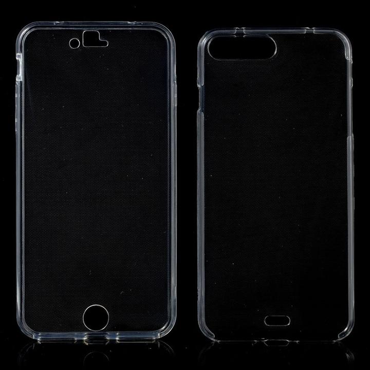 Produktbild König Design Apple iPhone 8 Plus Full Body 360 Silikon Schutzhülle Handyhülle Case Hülle Klar (Apple iPhone 8 Plus)