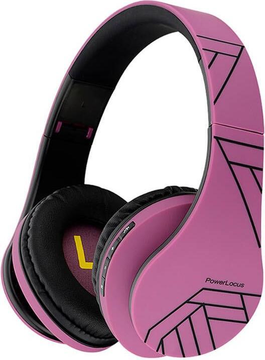 PowerLocus Wireless Headphones P2 (purple-black) (20 h, Cable, Wireless)