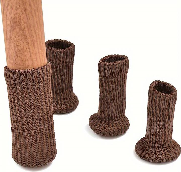 PhoneLook Dekorative Stuhl- und Tischbein Socken Universelle Schutz Stulpen schoner (4 Stück)