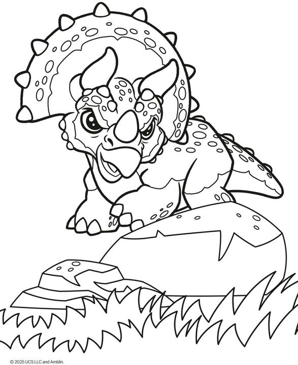 Actual product image Jurassic World Explorers: My thick colouring pad