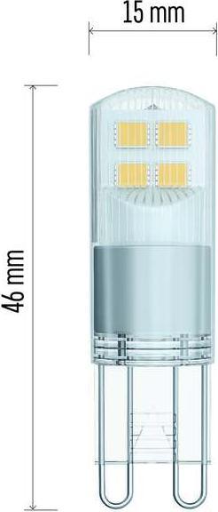 Produktbild Emos LED Lampe Classic JC / G9 / 1,9 W (22 W) / 210 lm / Warmweiss (G9, 1.90 W, 210 lm, 1 x, E)