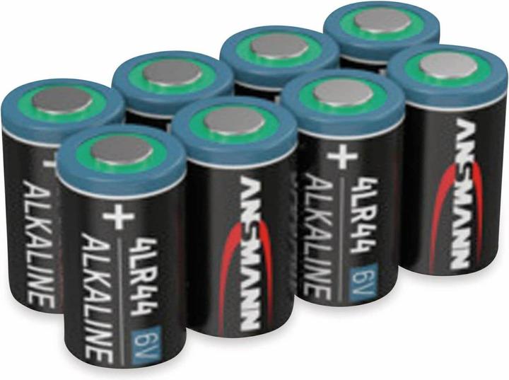Immagine prodotto Ansmann ANS 1520-0014 - Batteria alcalina 4LR44 confezione da 8 - Batteria - 4LR 44 (8 pz., 4LR44)