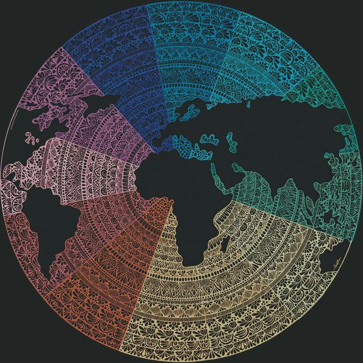 Actual product image Ravensburger Circle of Colors Puzzels - Mandala, 500pcs. (500 pieces)