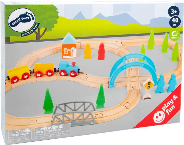 Actual product image small foot Wooden Train Great Journey