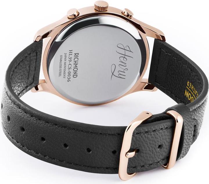 Actual product image Henry London Richmond (Chronograph, Analogue wristwatch, 39 mm)
