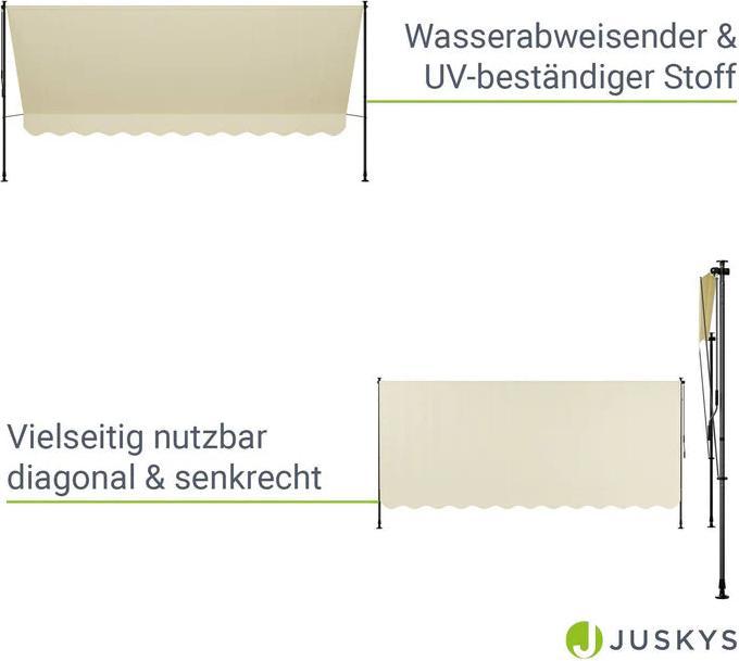 Image du produit Juskys Klemmmarkise Kapstadt (4 m)