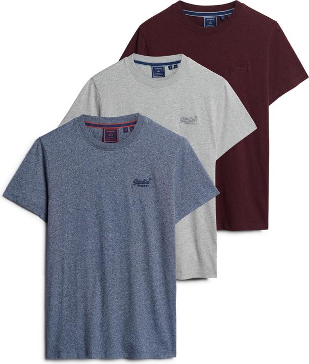 Produktbild Superdry Organic Cotton Vintage Logo T-Shirt Triple Pack (L)