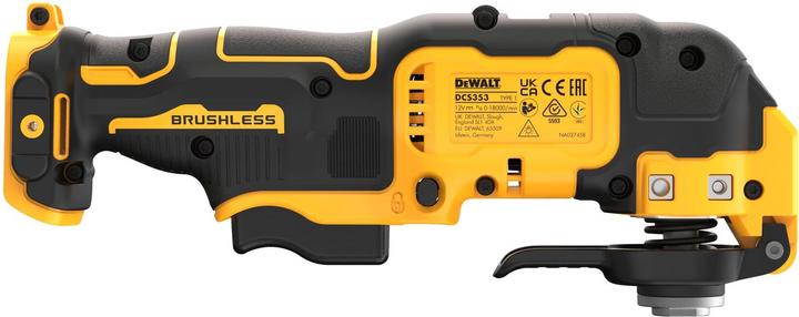 Immagine prodotto DeWalt Multiutensile a batteria oscillante da 12 Volt versione base DCS353NTXJ