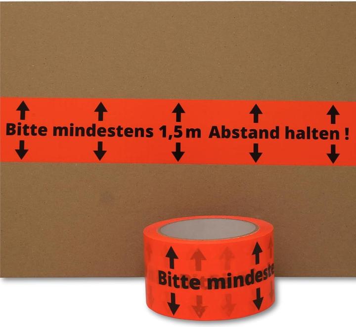 Produktbild GWS Hinweis Klebeband - Abstand halten (60 mm)