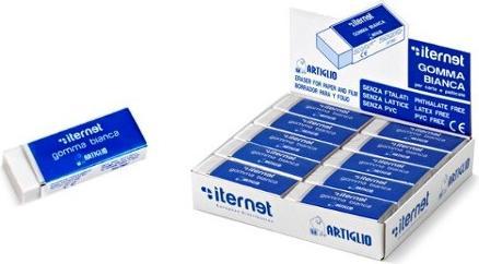 Actual product image Artiglio 5010 eraser Plastic White 20 piece(s)