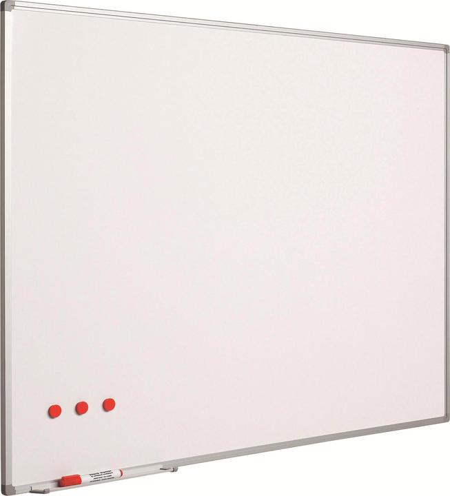 Actual product image Berec Budgetline Magnetic Whiteboard 90 cm x 120 cm, White (4 x 96.5 x 136 cm)