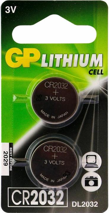 Produktbild GP Batteries Lithium CR2032 (2 Stk., CR2032, 220 mAh)