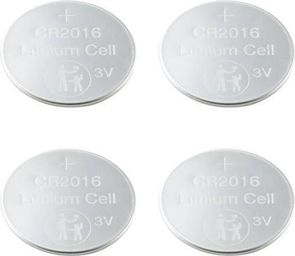 Voltcraft LM2016 Knopfzelle CR 2016 Lithium 80 mAh 3 V 4 St. (4 Stk., CR2016, 80 mAh)