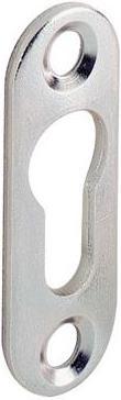 Actual product image Hettich Lens head fitting Steel galvanised Length 62 mm Width 18 mm (1 pcs.)