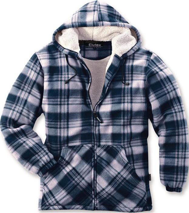 Scheibler Thermojacke Vancouver Grösse XXXL blau/beige-kariert (3XL)