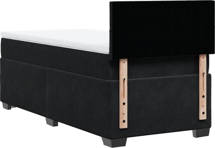 Produktbild VidaXL Bo x springbett mit Matratze 90 x 190 cm Samt (90 x 190 cm, 90 x 190 cm)