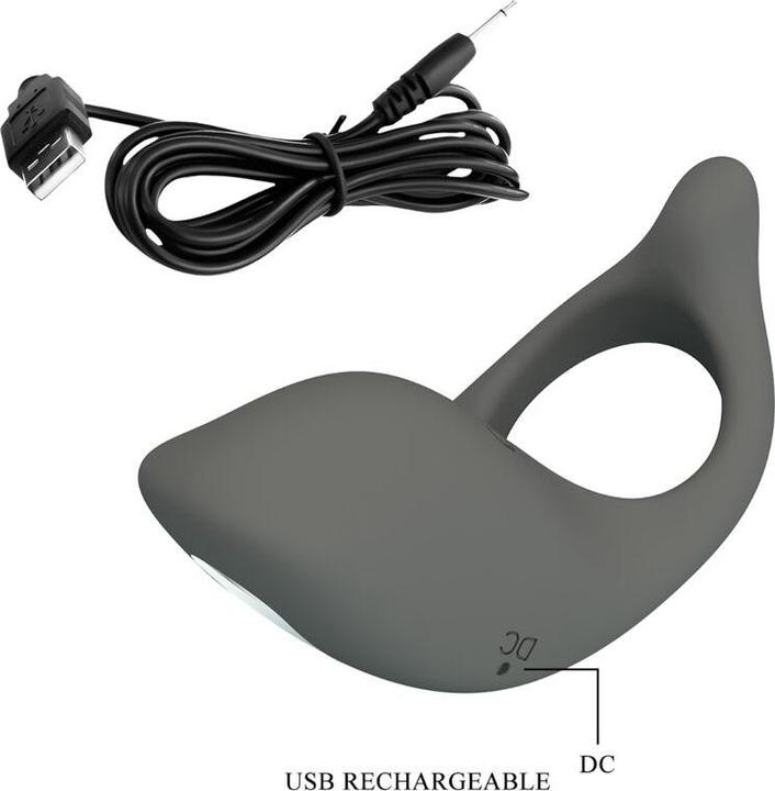 Image du produit Pretty Love - Gemma Vibratorring Mit Memory-Grau