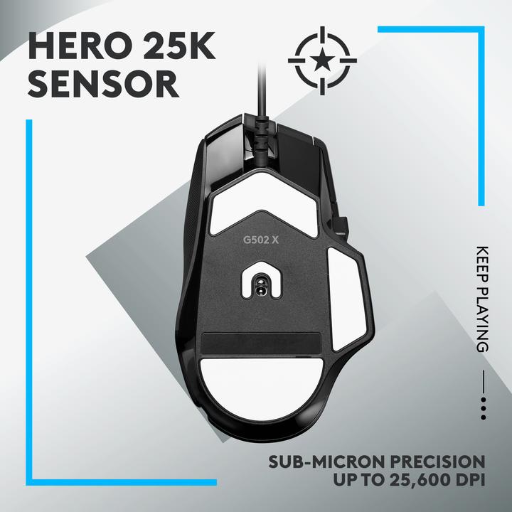 Actual product image Logitech G G502 X (Cable)