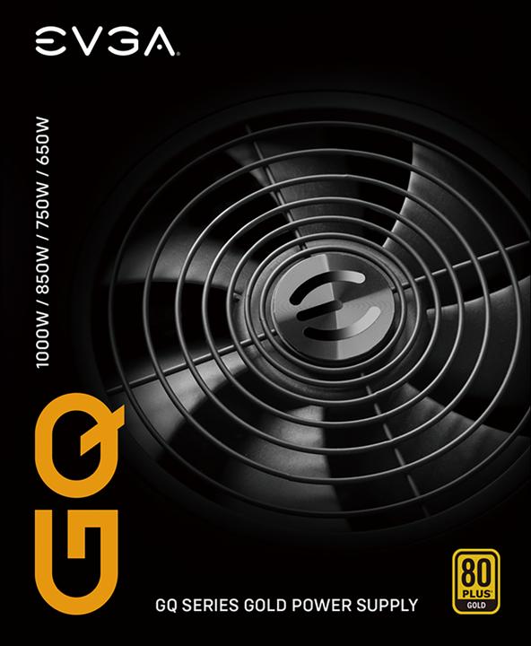 Image du produit EVGA Alimentation 1000 GQ 1000 W, 80 PLUS Gold, entièrement modulaire (1000 W)
