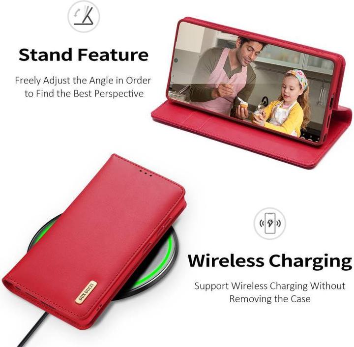 Produktbild Dux Ducis Hivo Series Leder Bookcover Hülle (Samsung Galaxy S25 Ultra)
