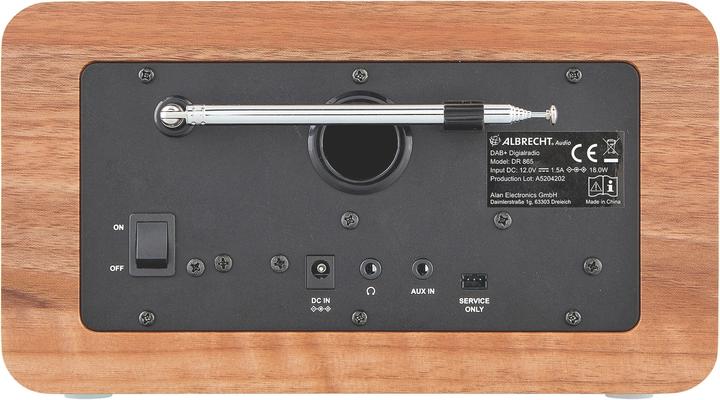Actual product image Albrecht DR 865 Senior (FM, DAB+)