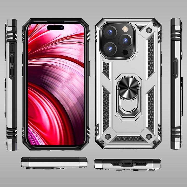 Immagine prodotto Nalia Coperchio ad anello antiurto in stile militare (Apple iPhone 14 Pro)