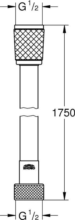 Produktbild Grohe Vitalioflex Comfort Brauseschlauch (175 cm)