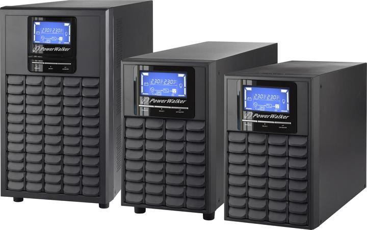 Image du produit Powerwalker VFI 3000 C LCD 3000 C LCD 3000VA 2400W Onduleurs en ligne Tour Double Convertisseur SNMP Slot SNMP (3000 VA, 2400 W, Double convertisseur en ligne Onduleur)