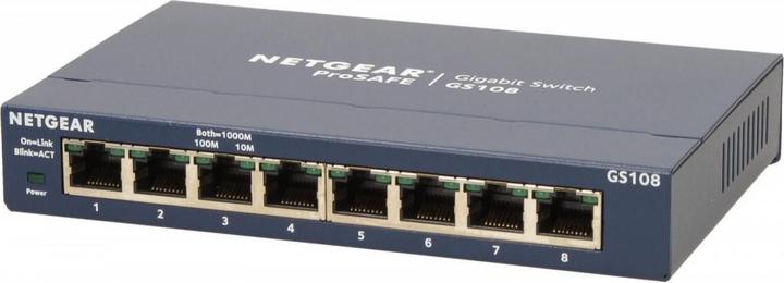 Actual product image Netgear Gs108ge (8 Ports)