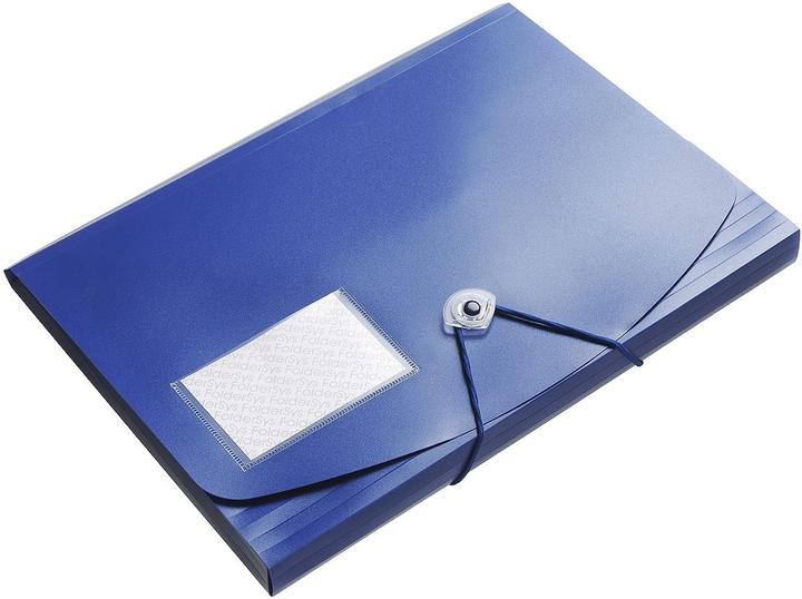 Produktbild Foldersys Sammelmappe Jumbo A4 PP mit Gummizug blau (A4, 1 x)