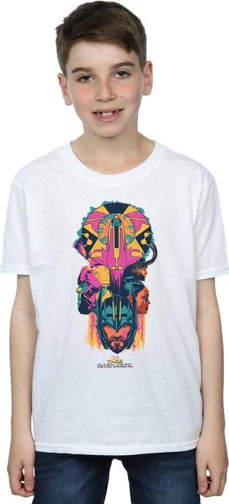 Actual product image Boys Thor Ragnarok Character Totem T-Shirt (152, 158)