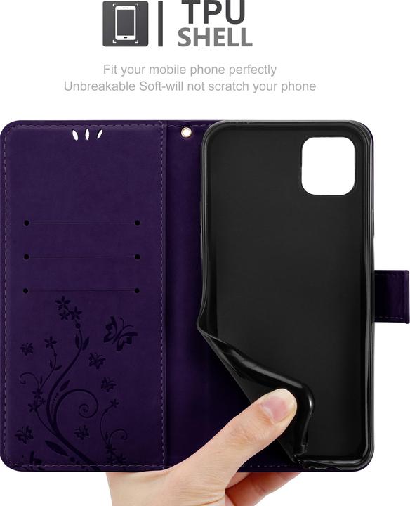 Immagine prodotto Cadorabo Copertina del libro a fiori (Apple iPhone 13 Pro Max)