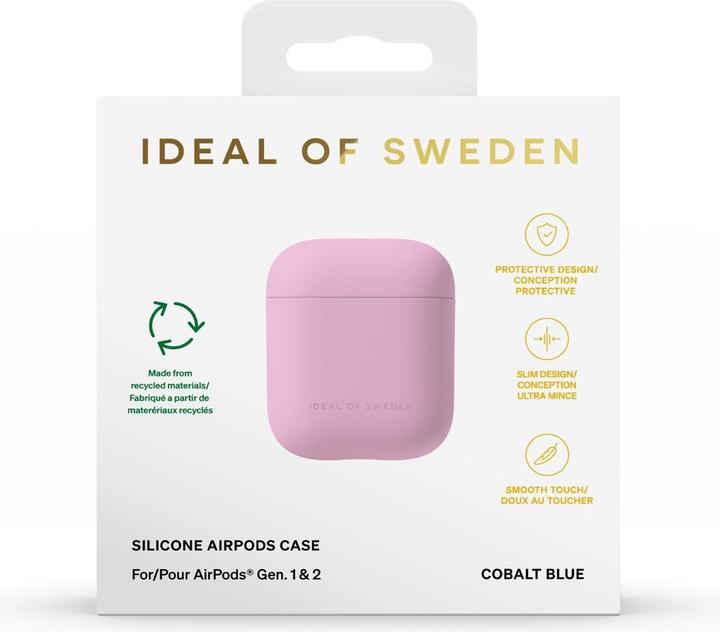Produktbild iDeal Of Sweden Airpods laadimiskarbiümbris (1/2 gen), silikoon, Bubble Gum Pink (Kopfhörer Tasche)