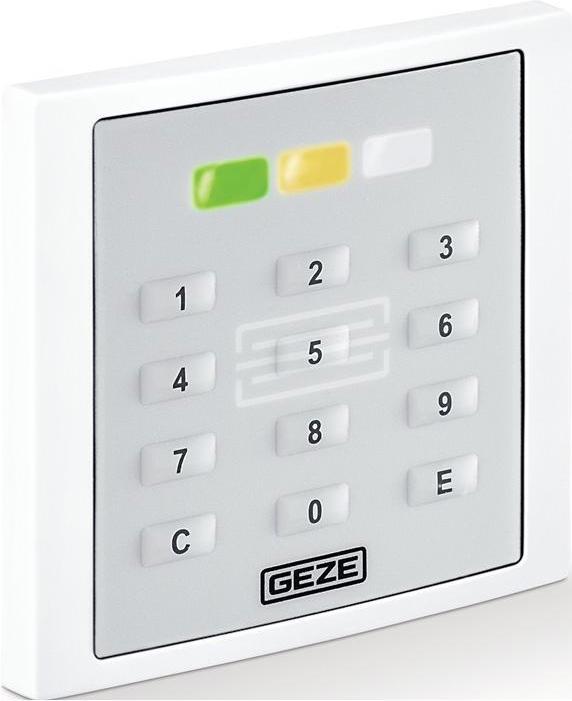 Produktbild Geze Zutrittskontrollsystem GCER 300 T Light-1Tür Zutrittssteuerung grau IP 54 RFID-Leser Unterputz