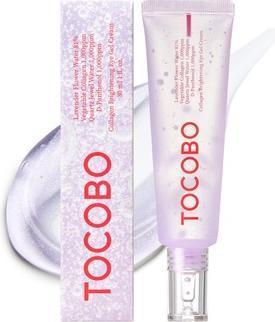 Tocobo Collagen Brightening Eye Gel Cream 1.73oz 49g Quartz Water Lavender Water Extract Brightening (Gel, 30 ml)