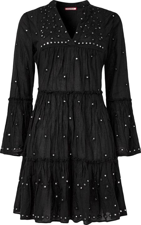 Joe Browns Sheer Diamanté Tiered Mini Dress (34)