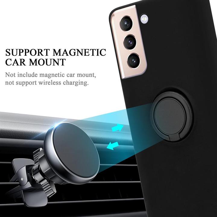Productafbeelding Cadorabo TPU Vloeibare Ring Silicone Hoesje (Samsung Galaxy S21+)